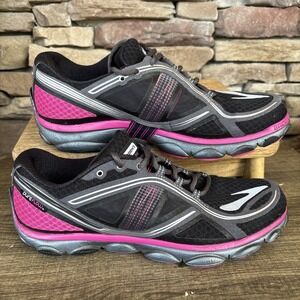Brooks Pure Flow 3 Running Shoes Sneakers Women's 10.5 US/42.5 EU Black /Fuchsia